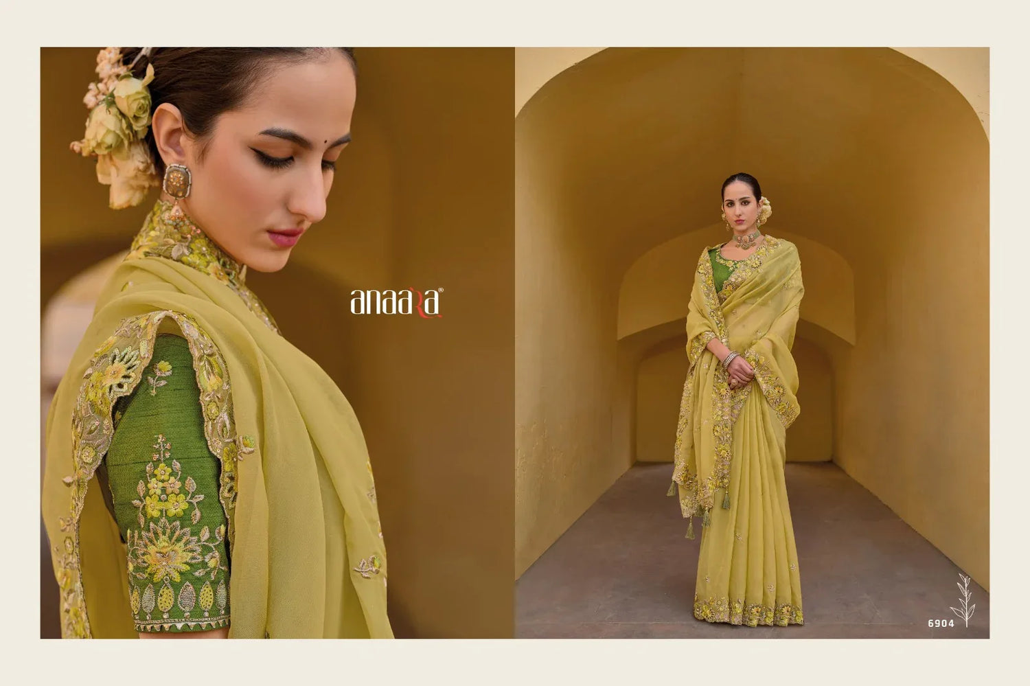 Beautiful Designer Wedding Anaara 6901 To 6910 Bridal Sarees