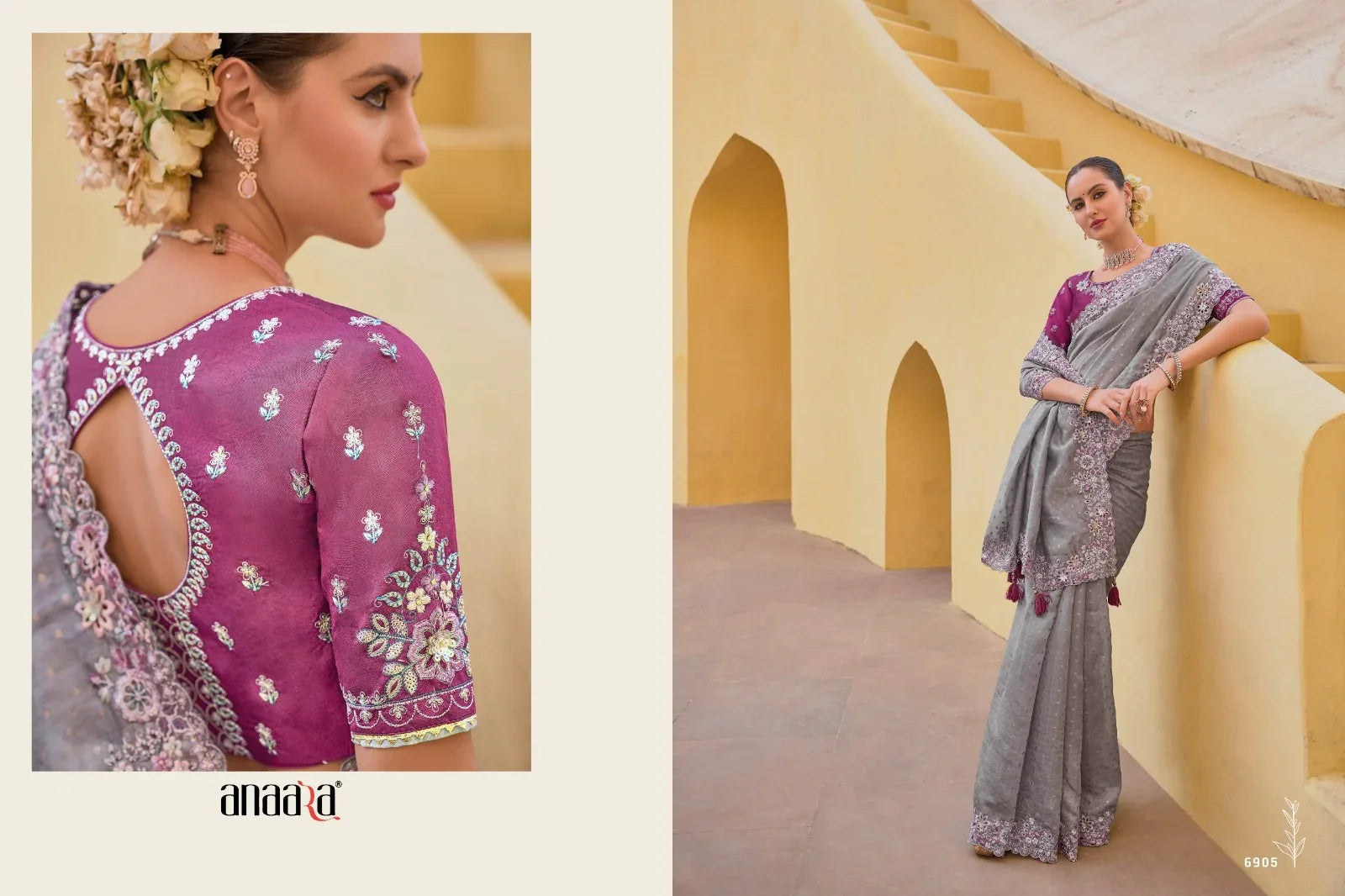 Beautiful Designer Wedding Anaara 6901 To 6910 Bridal Sarees