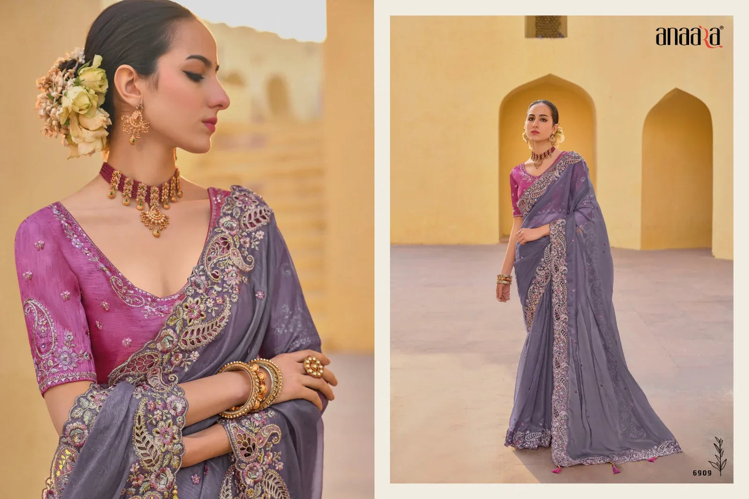 Beautiful Designer Wedding Anaara 6901 To 6910 Bridal Sarees