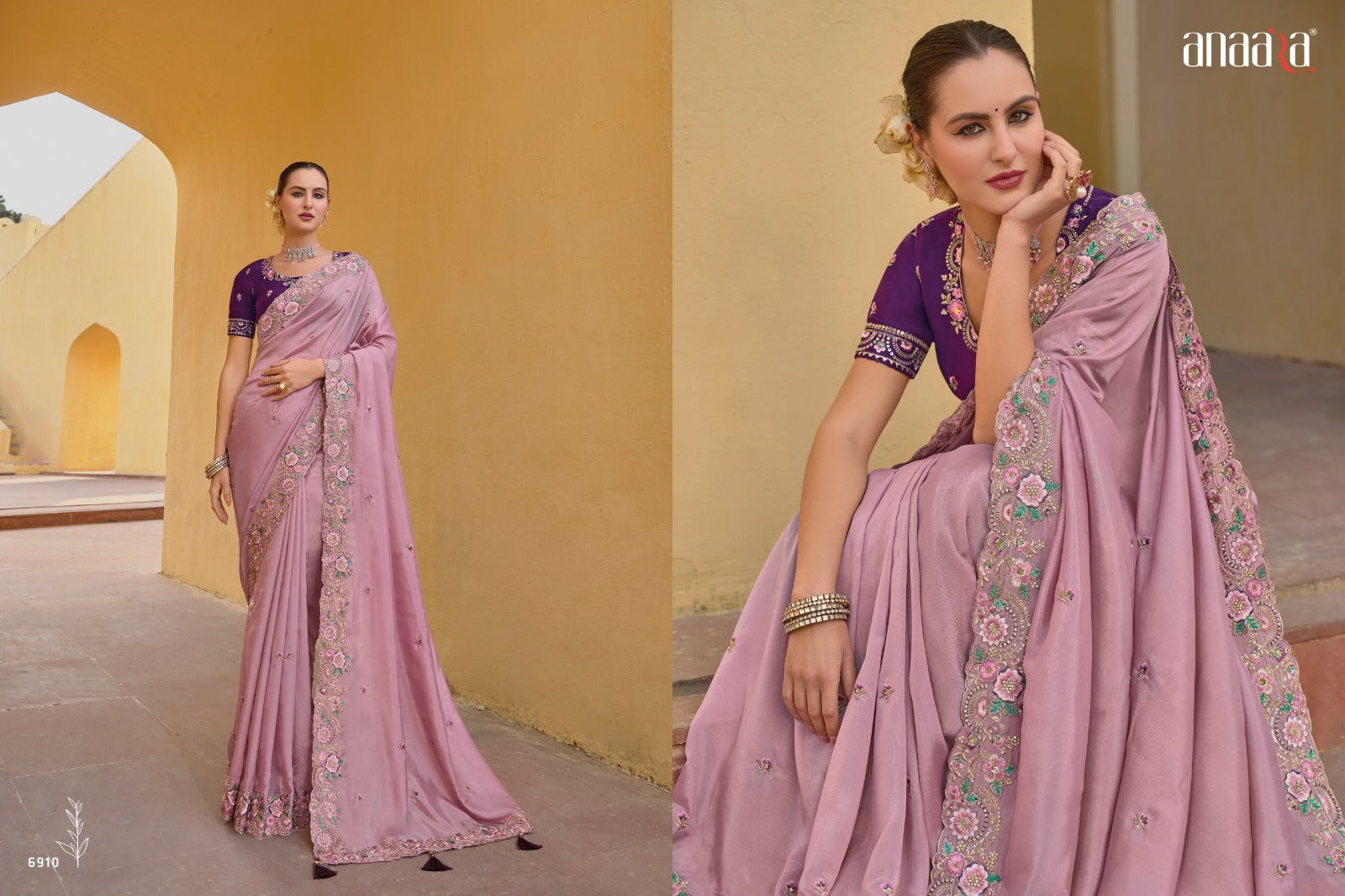 Beautiful Designer Wedding Anaara 6901 To 6910 Bridal Sarees