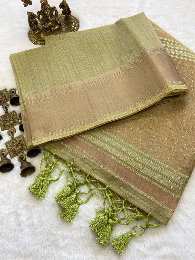 Beautiful Designer Soft Banarasi Tissue Silk Saree