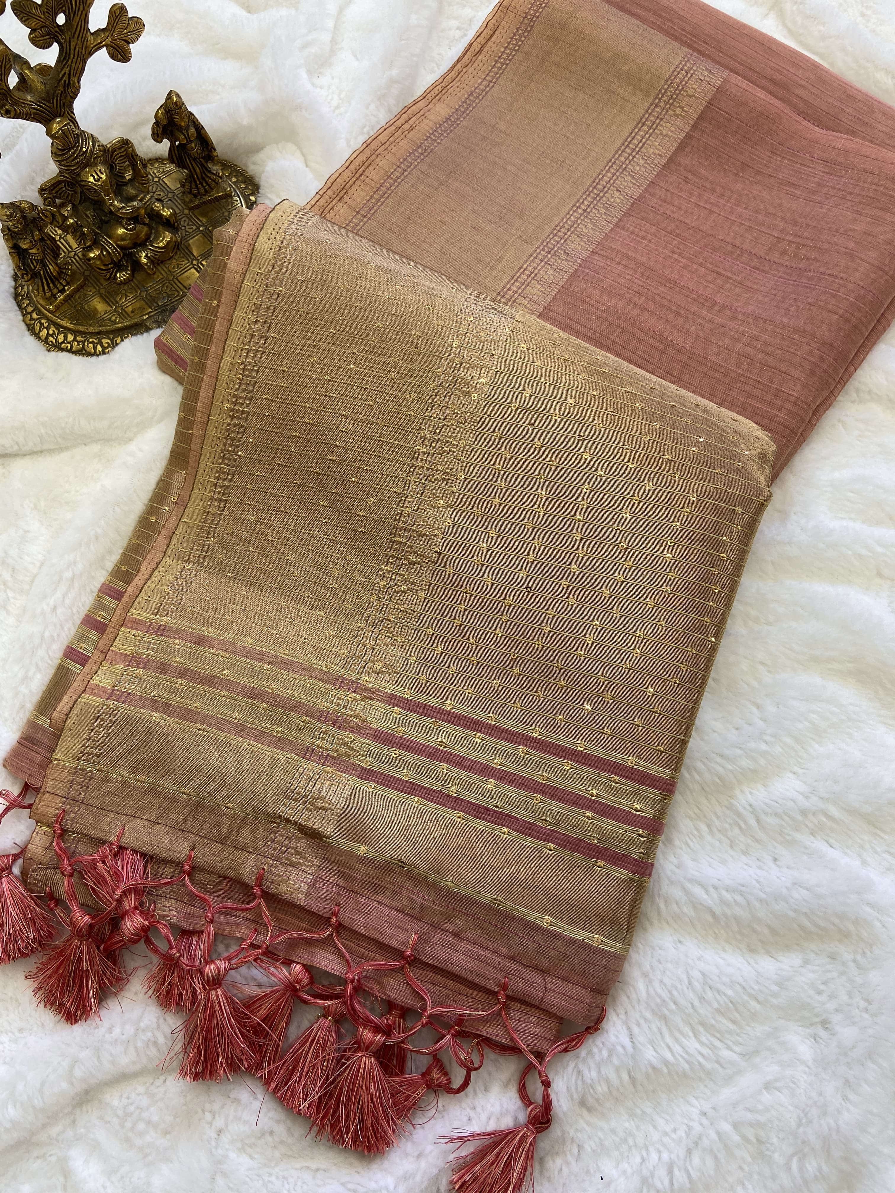 Beautiful Designer Soft Banarasi Tissue Silk Saree