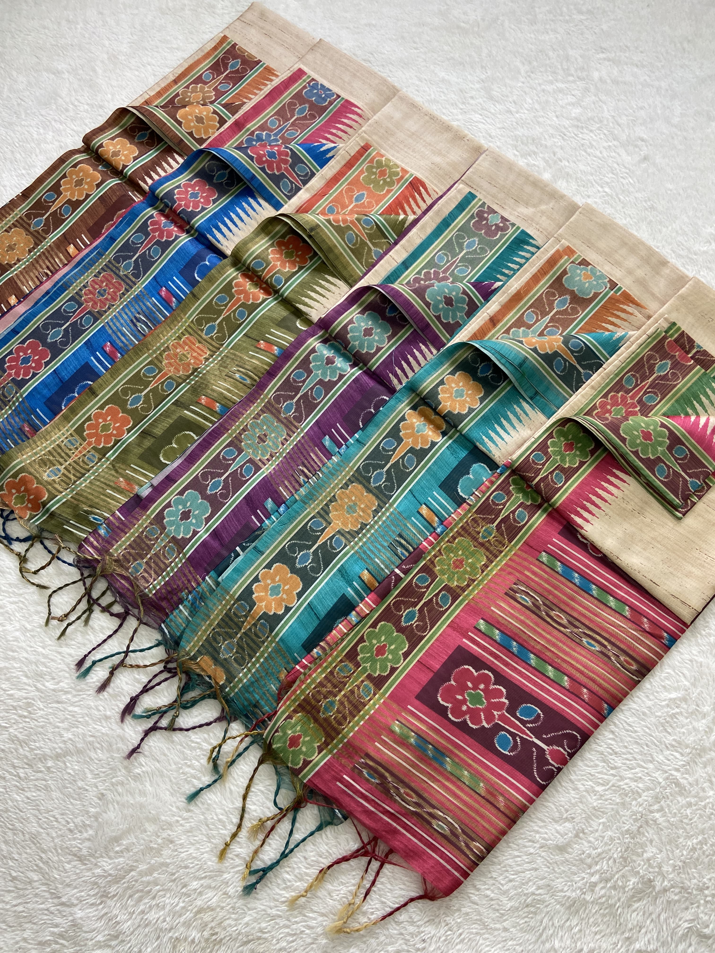 Beautiful Designer Aditi Soft Tussar Silk Saree