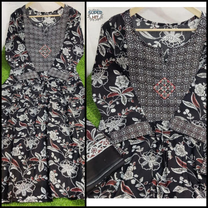 Beautiful Designer Summer Special Organic Reyon Cotton Angrakha Salwar Suit