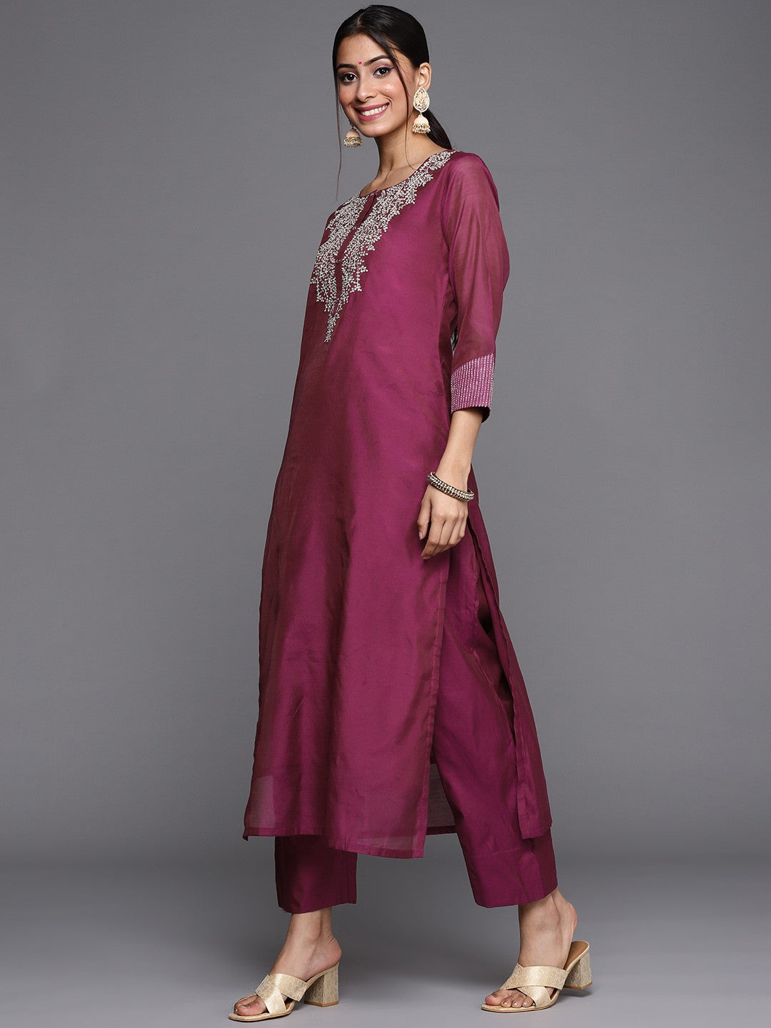 Beautiful Designer Summer Special Silk Blend Salwar Suit