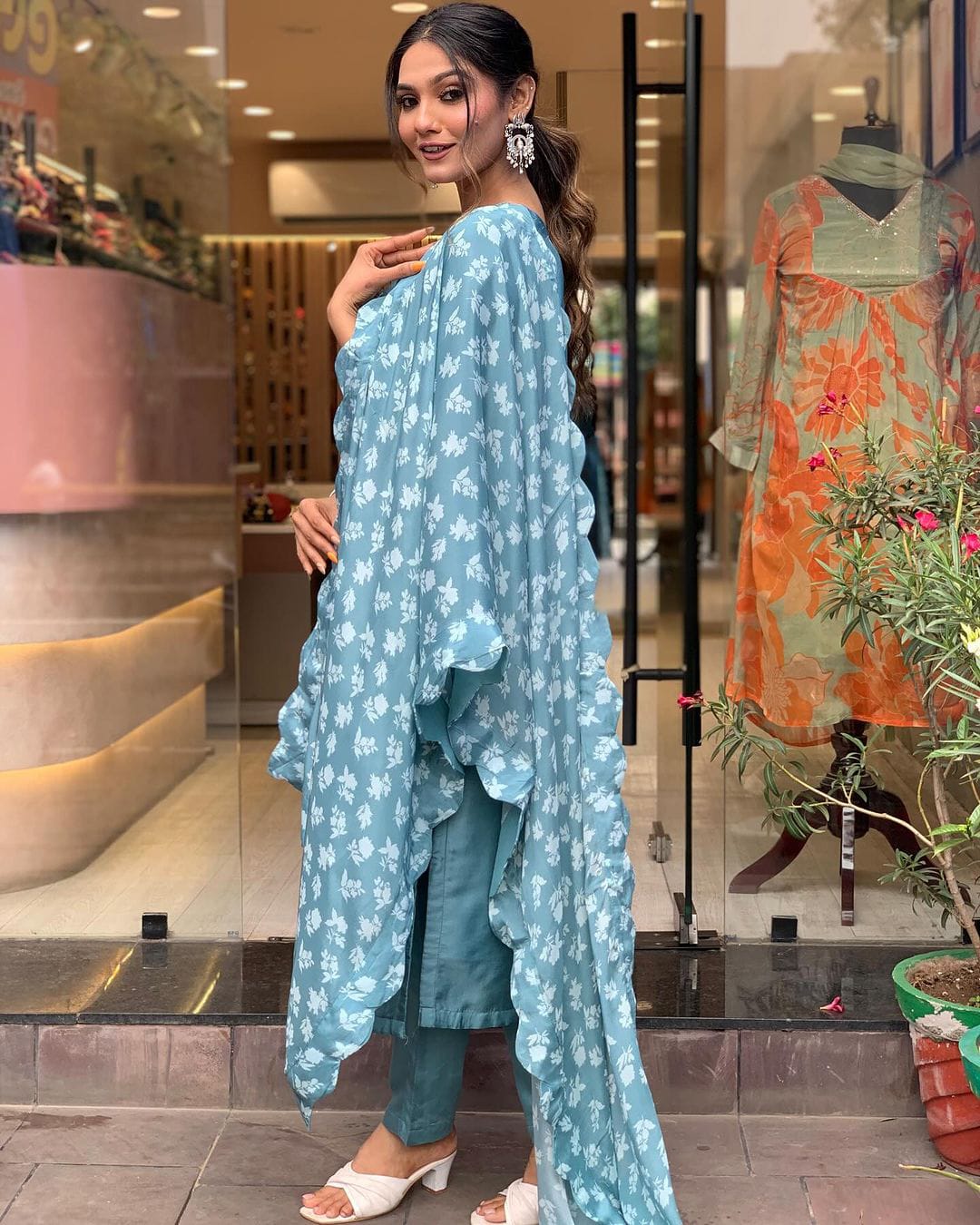 Beautiful Designer Summer Special Organic Viscose Cotton Salwar Suit