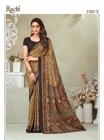 Beautiful Designer Ruchi Vivanta Crepe Silk Saree