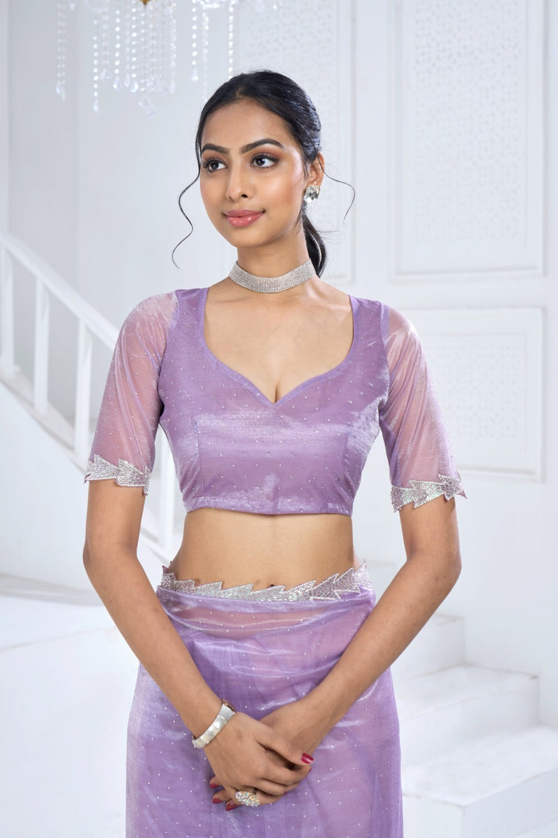 Beautiful Designer Mehek Twirll Soft Organza Swroski In All Over Saree