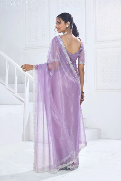 Beautiful Designer Mehek Twirll Soft Organza Swroski In All Over Saree