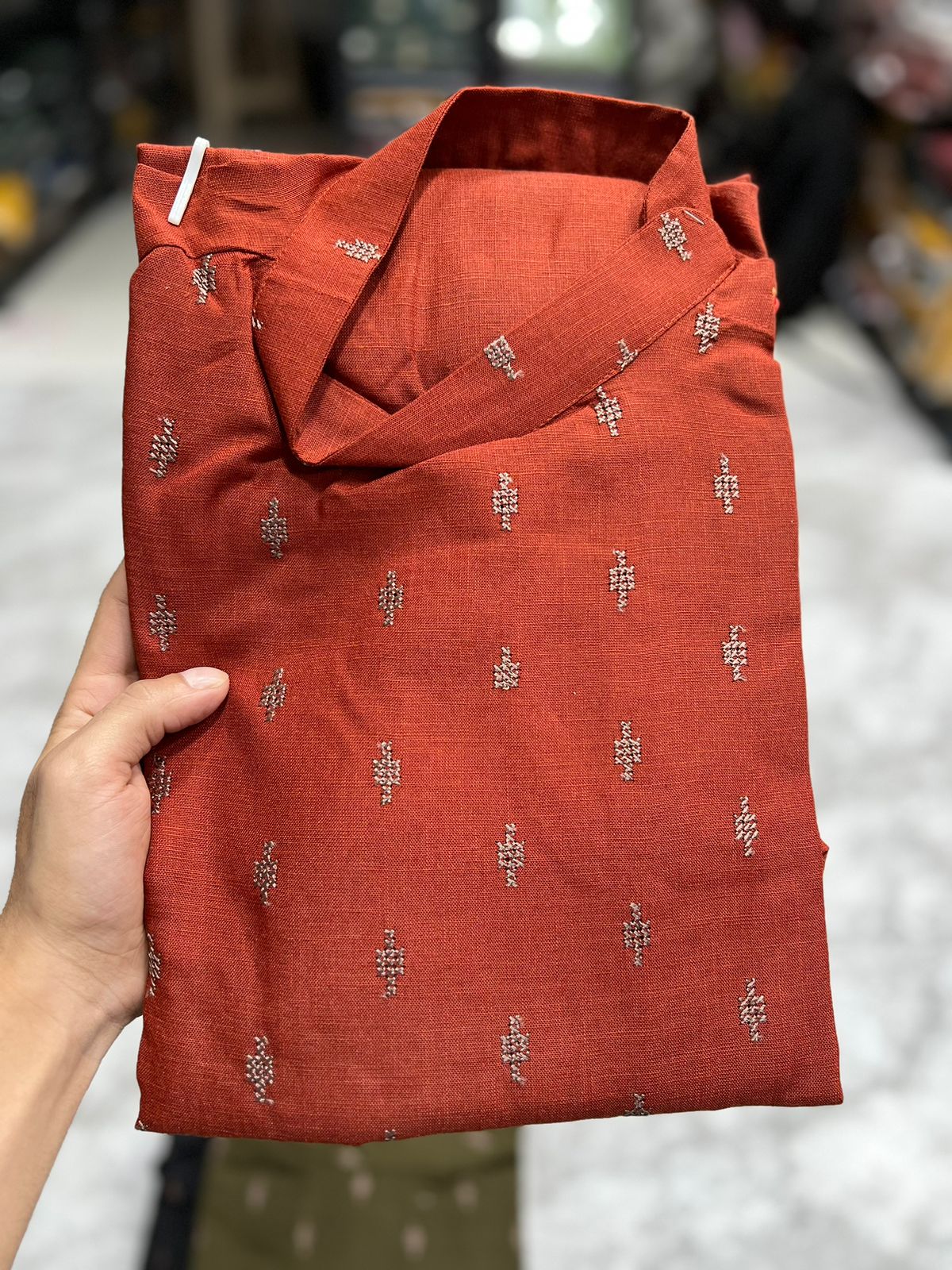 Beautiful Men's Designer Magic Cotton Kurta Payjama