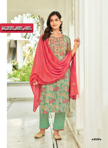 Beautiful Designer Summer Special Heavy Maslin Salwar Suit