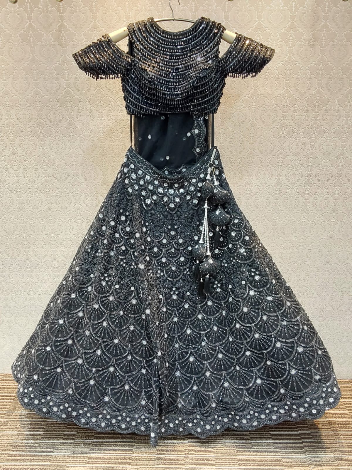 Wedding Designer Bridal Velvet Lehenga Choli