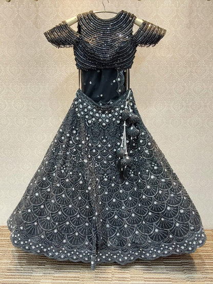 Wedding Designer Bridal Velvet Lehenga Choli