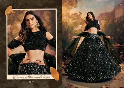 Wedding Designer Bridal Velvet Lehenga Choli