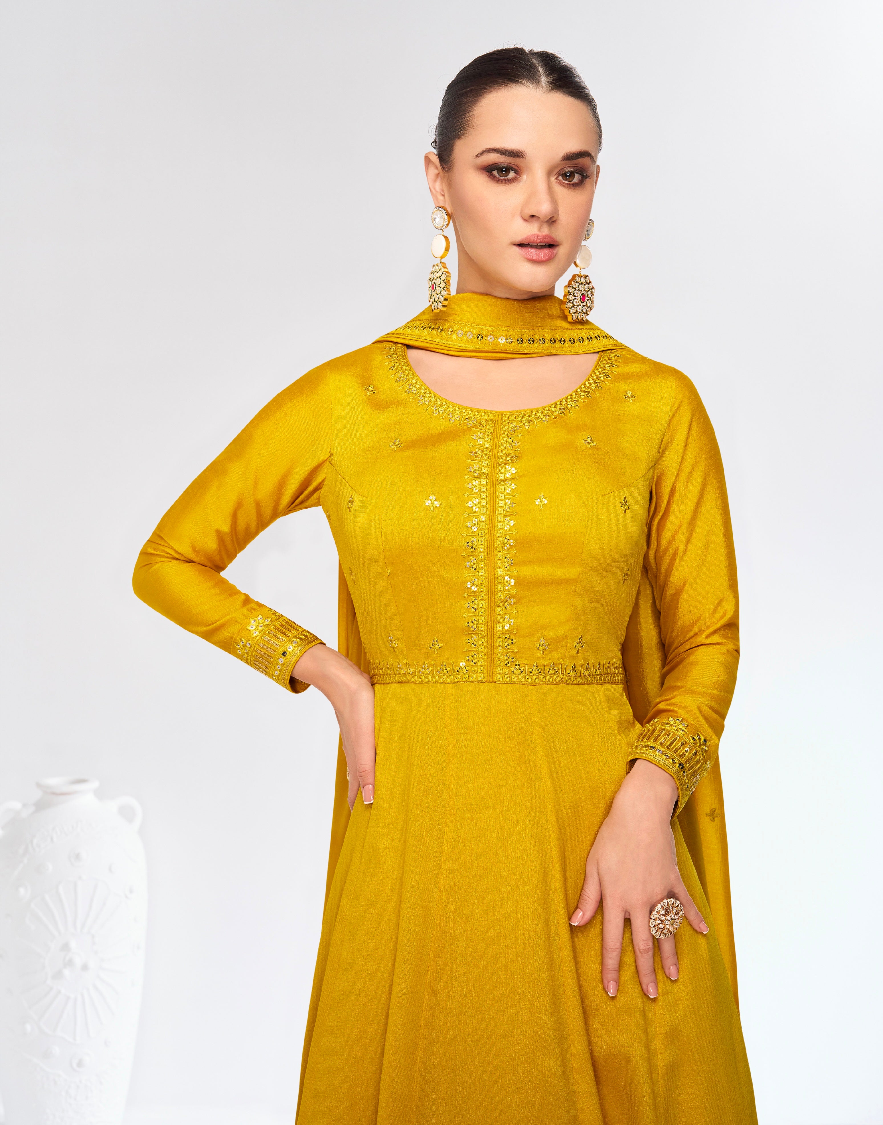 Designer Occasion Wear Latest Premium Silk Salwar Suit