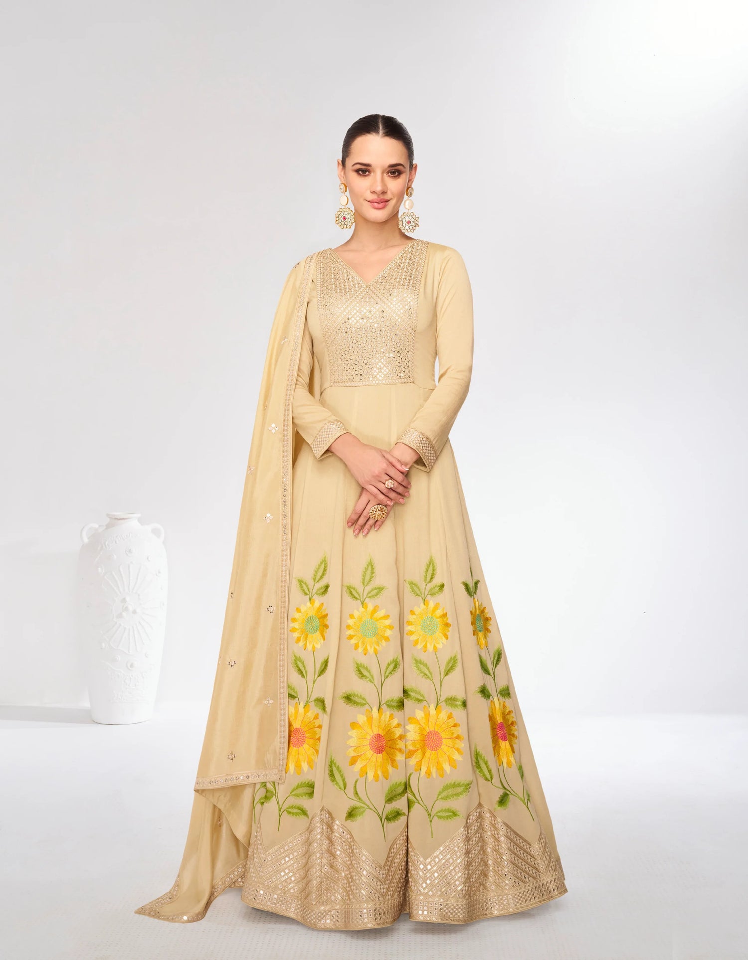 Designer Occasion Wear Latest Premium Silk Salwar Suit
