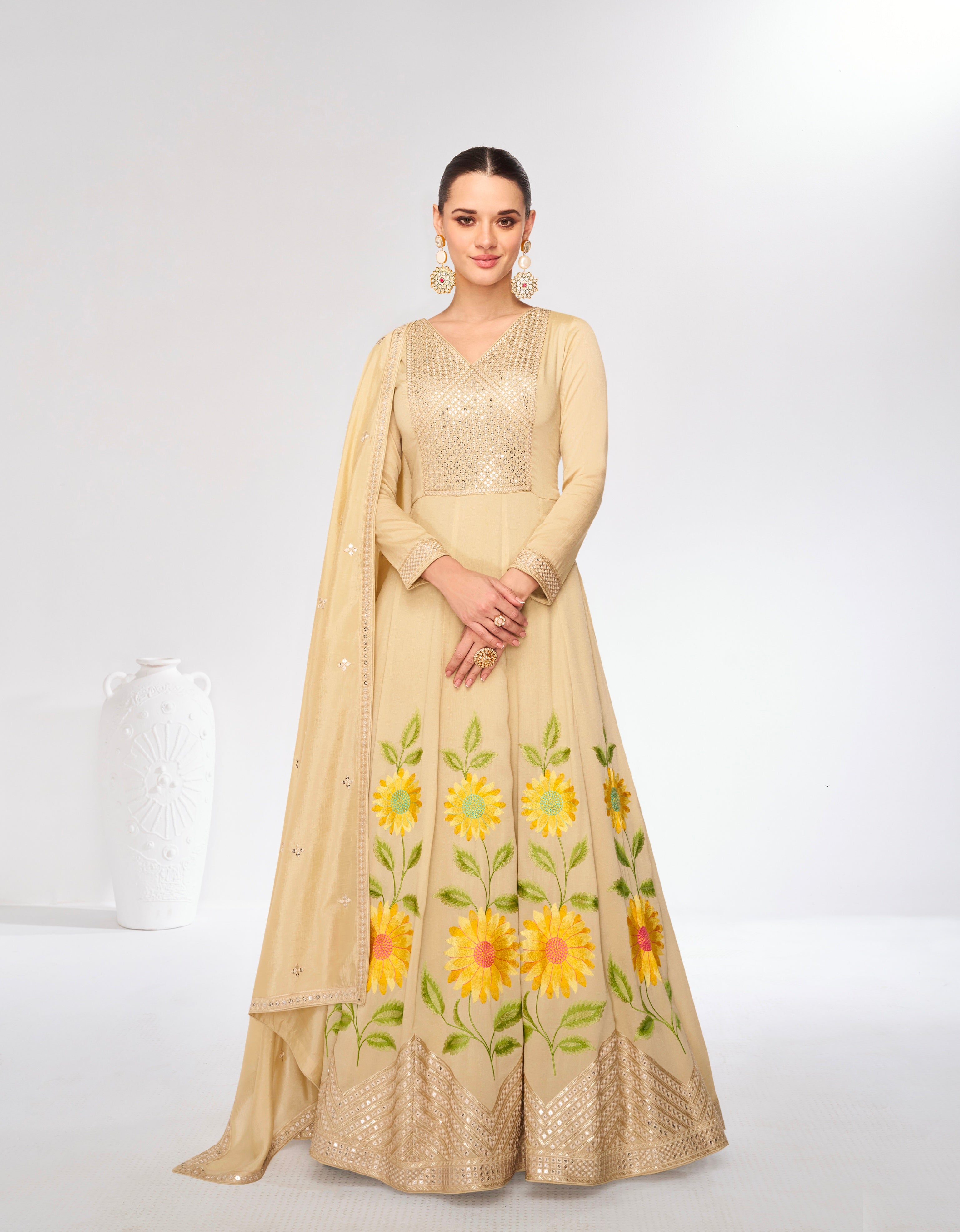 Designer Occasion Wear Latest Premium Silk Salwar Suit
