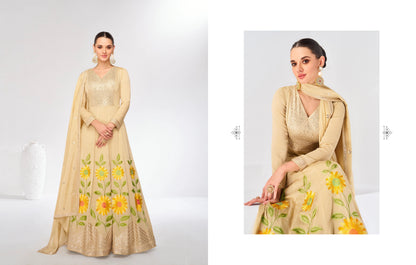 Designer Occasion Wear Latest Premium Silk Salwar Suit