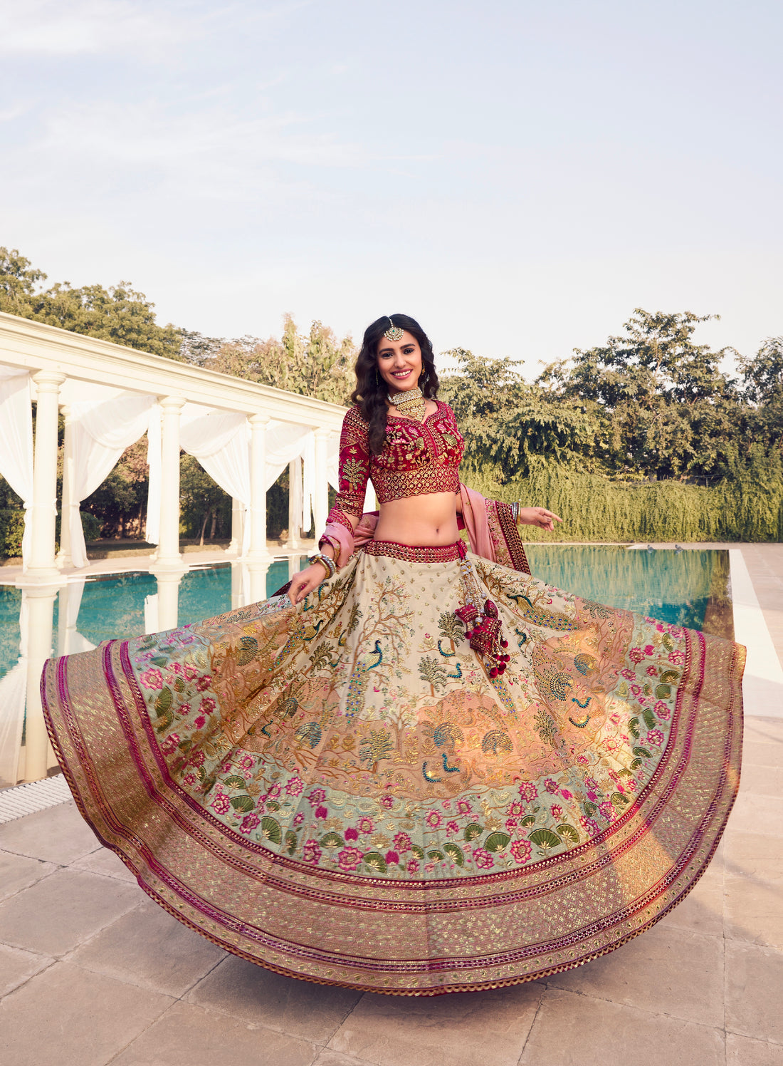 Beautiful Designer Wedding Wear Latest Premium Bridal Lehenga