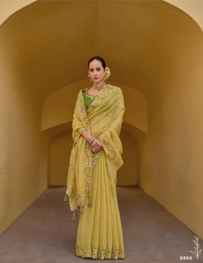 Beautiful Designer Wedding Anaara 6901 To 6910 Bridal Sarees