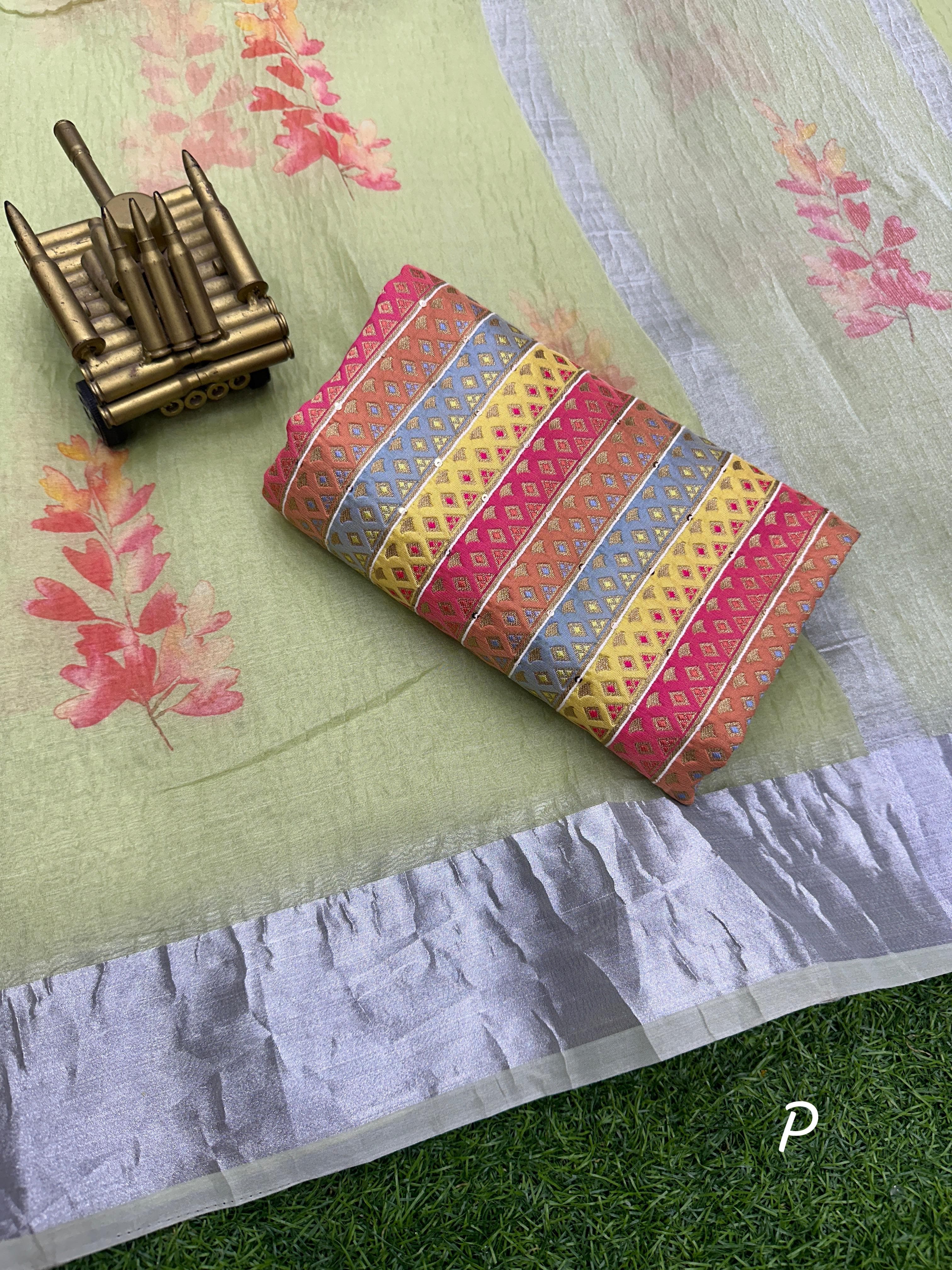 Beautiful Designer Maple Soft Organza Saree