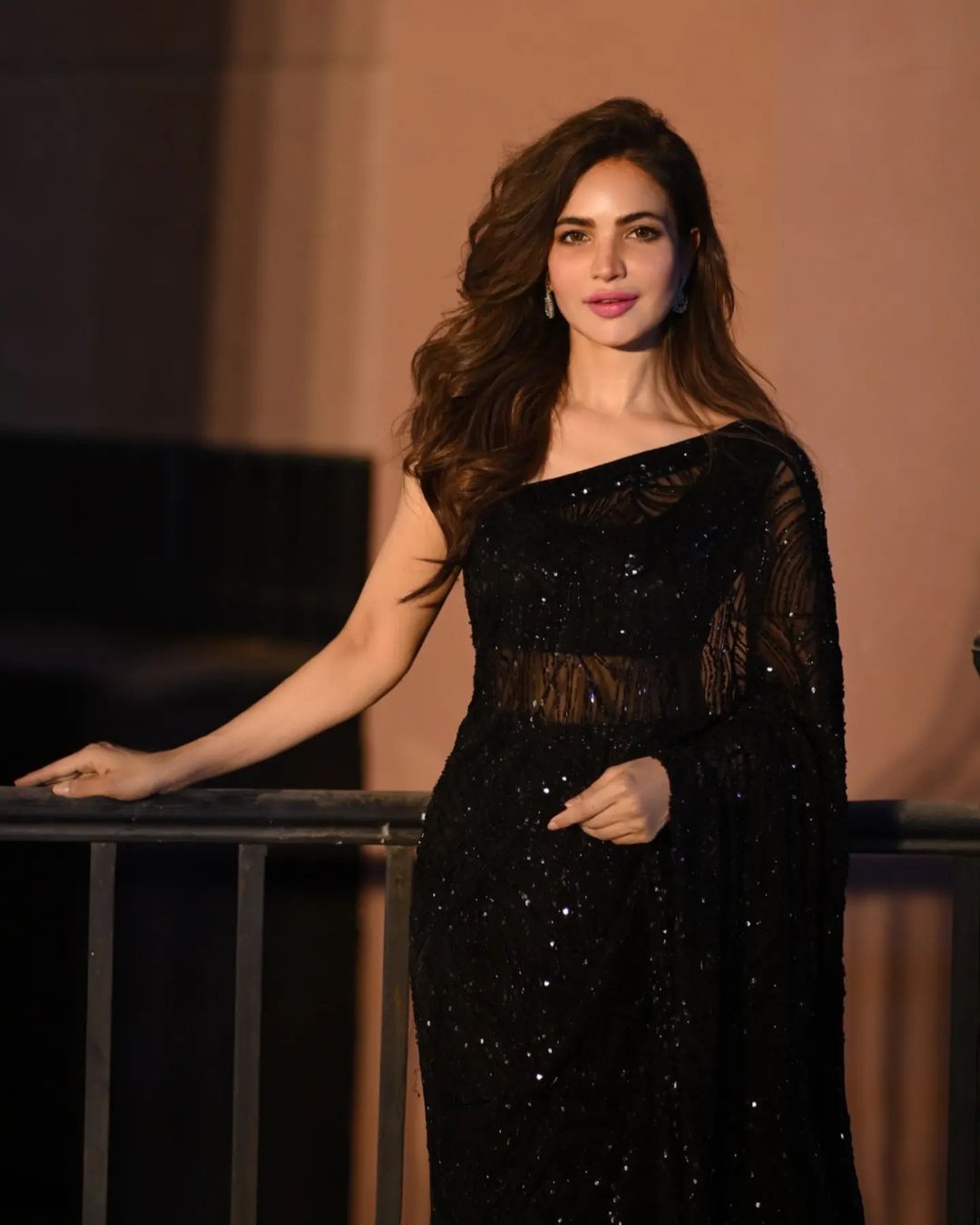 Beautiful Designer Party Wear Georgette  Sequence Saree