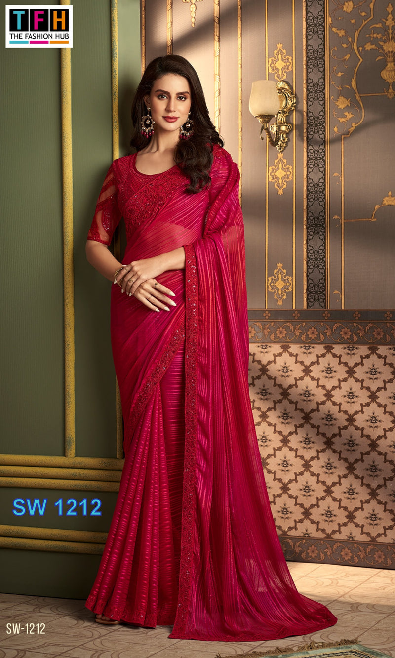 Beautiful Designer Party Wear Sandalwood Design 1212