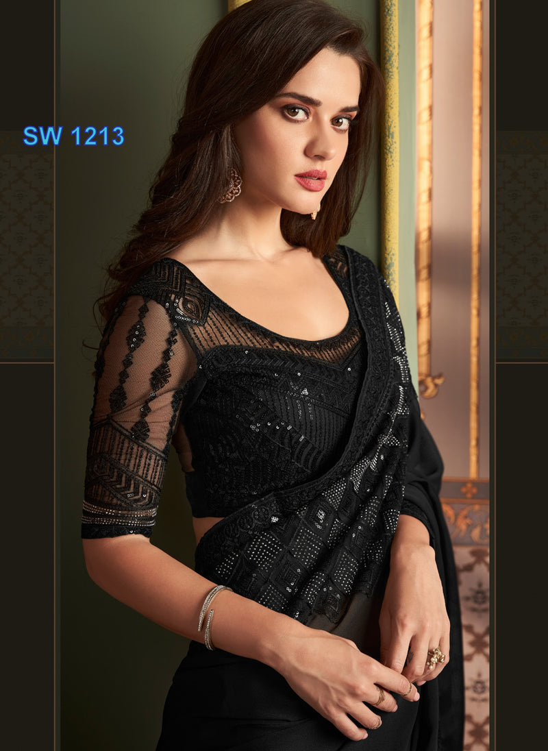 Beautiful Designer Party Wear Sandalwood Design 1213