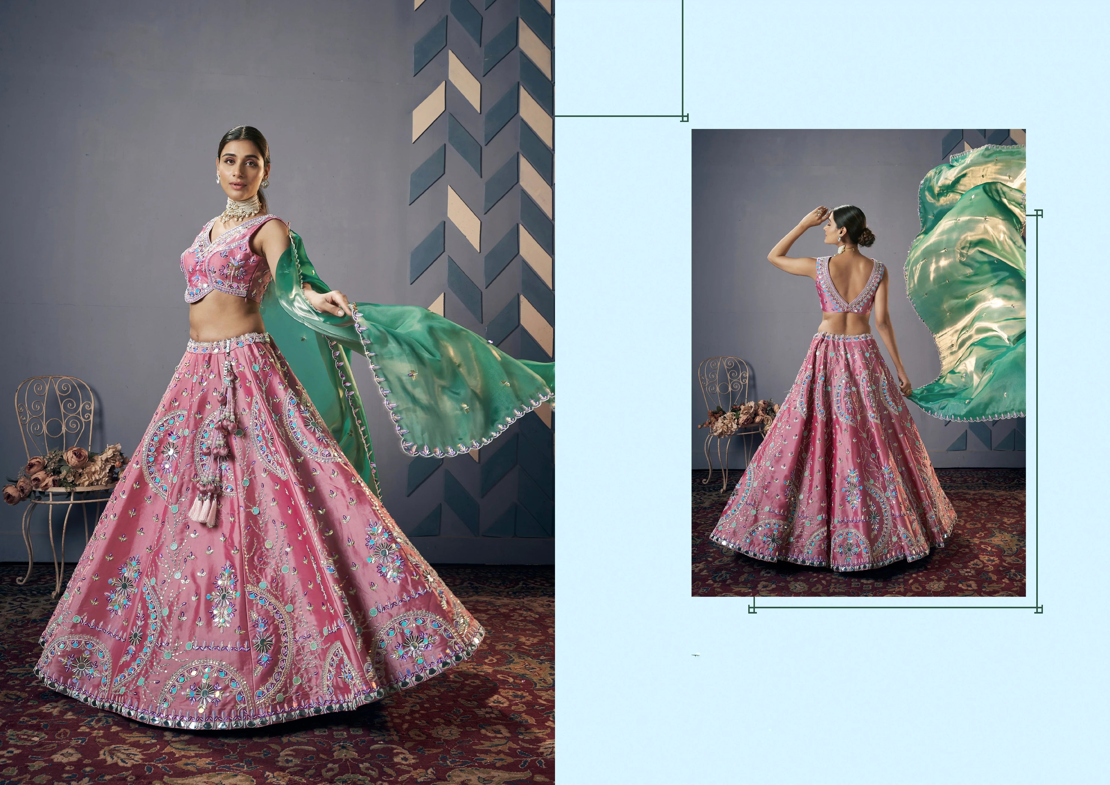 Designer Wedding Wear Latest handwork Lehenga Choli