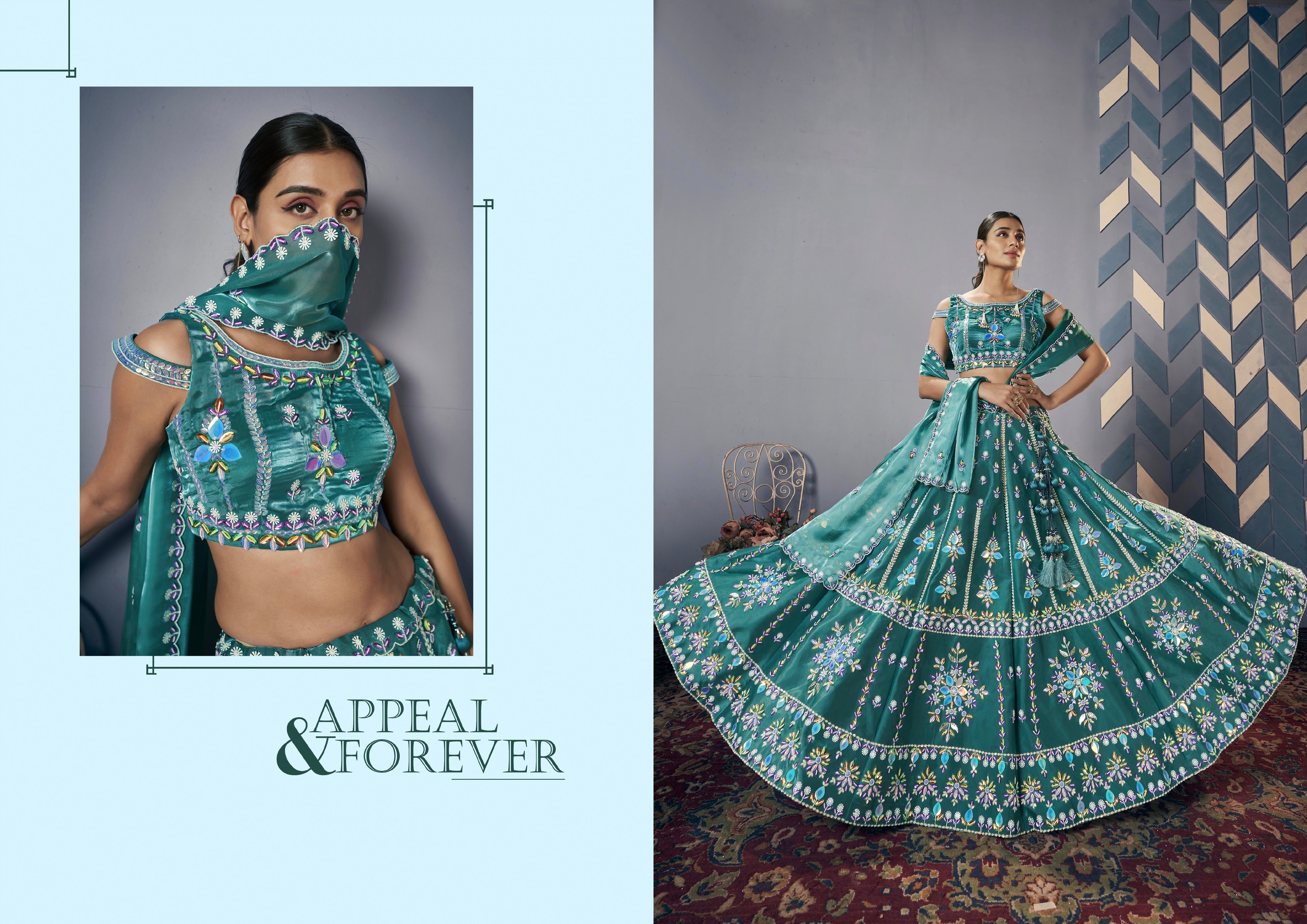 Designer Wedding Wear Latest handwork Lehenga Choli