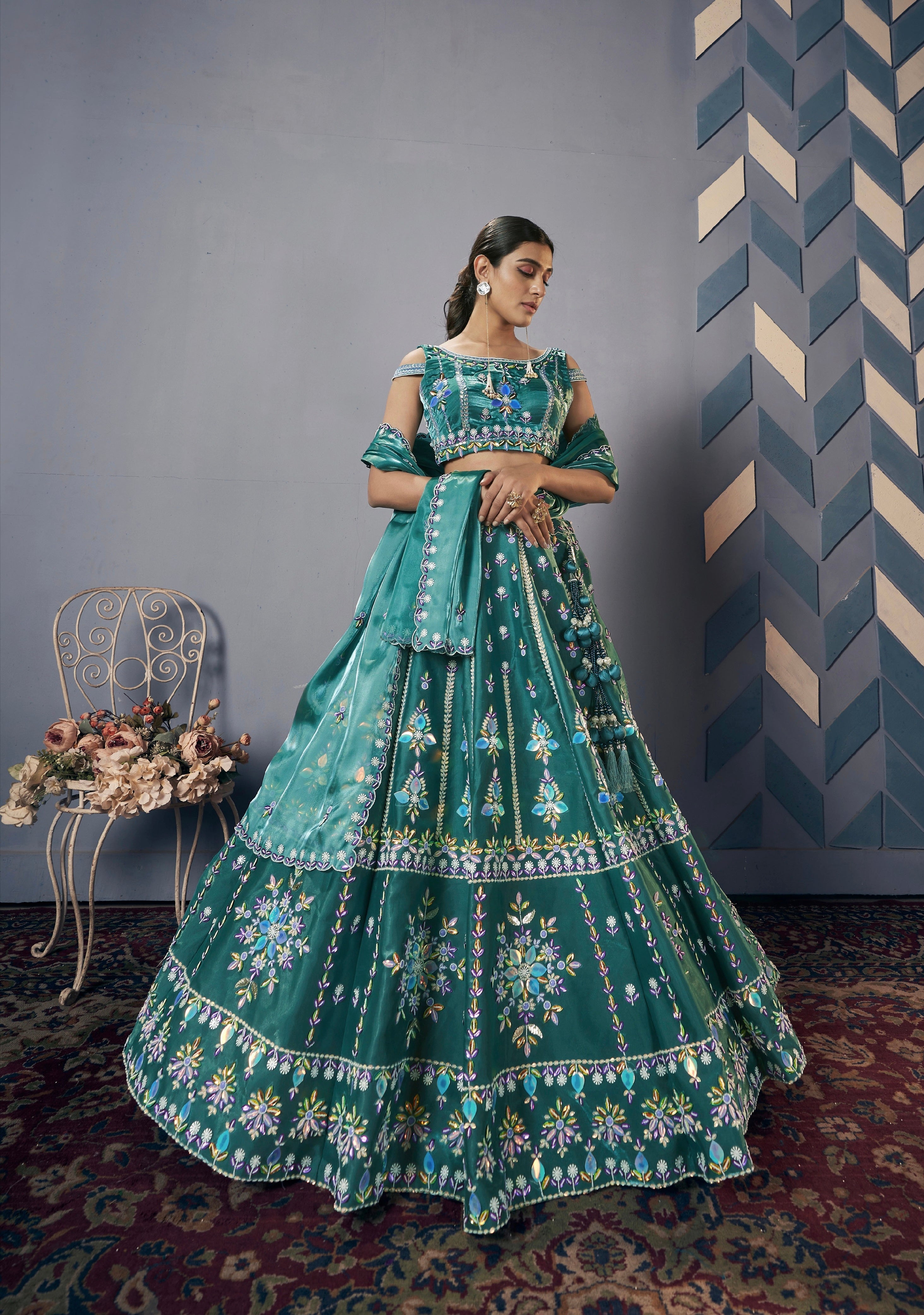 Designer Wedding Wear Latest handwork Lehenga Choli