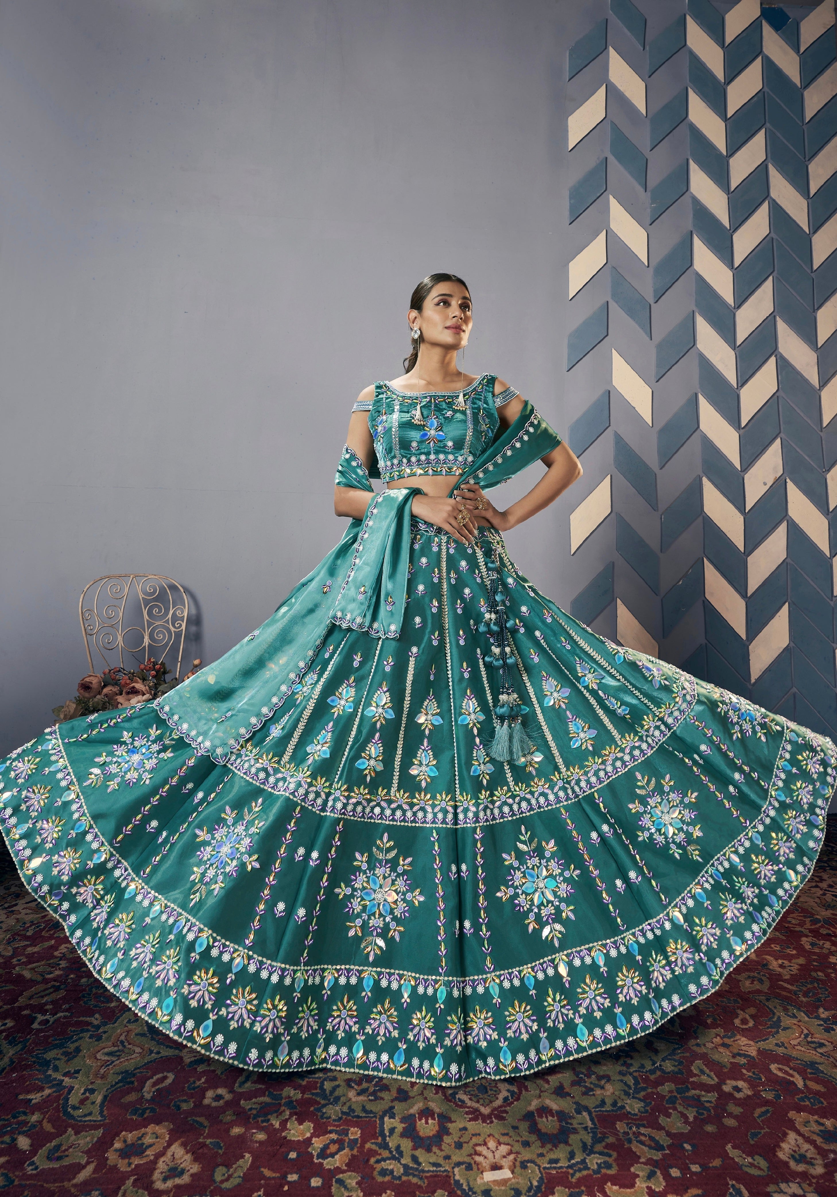 Designer Wedding Wear Latest handwork Lehenga Choli