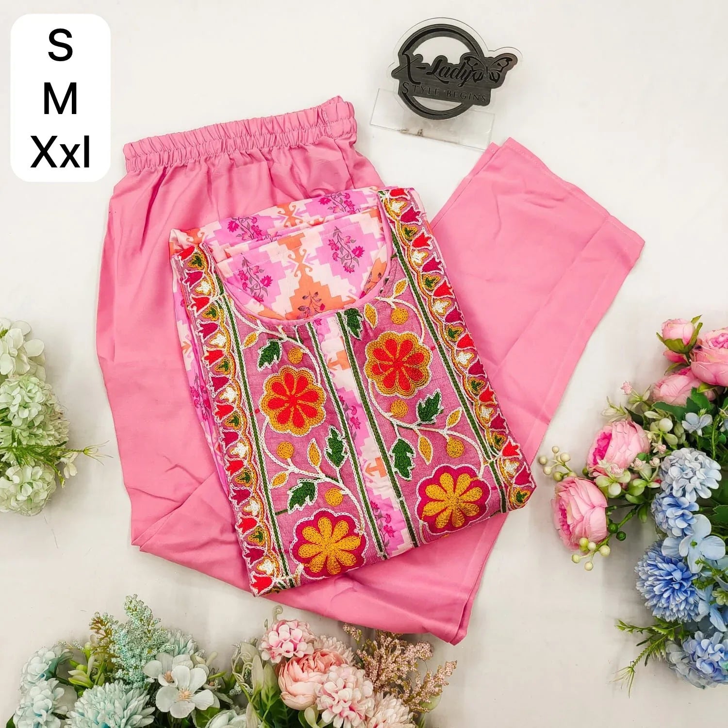 Beautiful Designer Party Wear Cotton Print Salwar Suit
