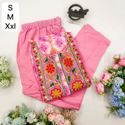 Beautiful Designer Party Wear Cotton Print Salwar Suit