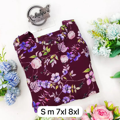 Beautiful Designer Party Wear Midi Printed Georgette Dress