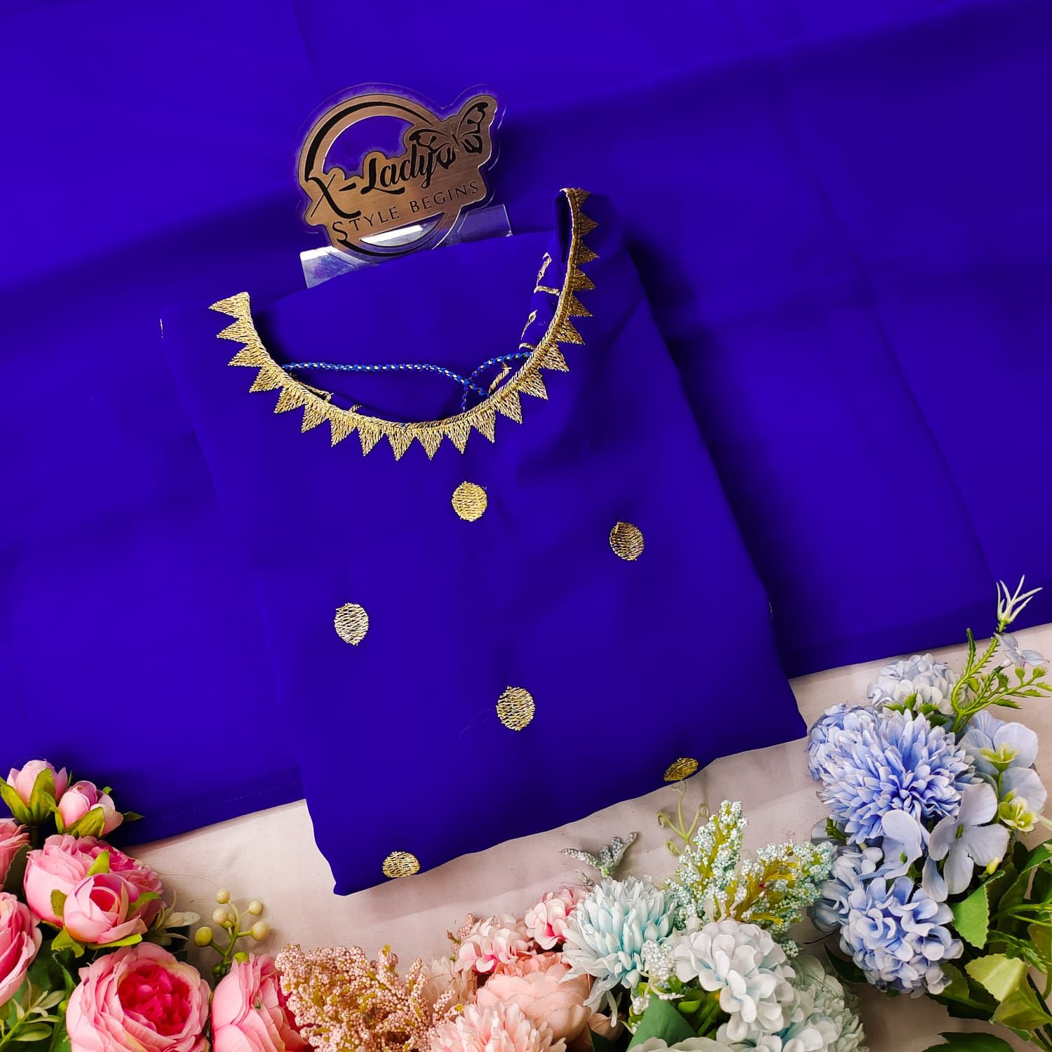 Beautiful Designer Party Wear Georgette Gwon with Dupatta