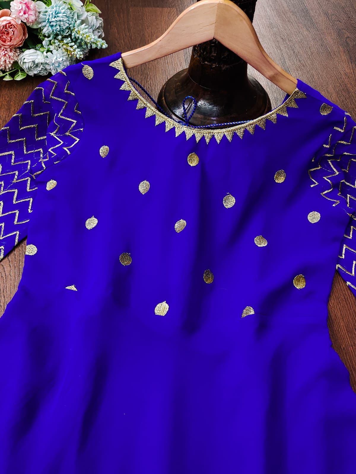 Beautiful Designer Party Wear Georgette Gwon with Dupatta