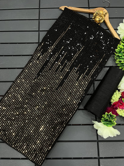Georgette Sequence Saree