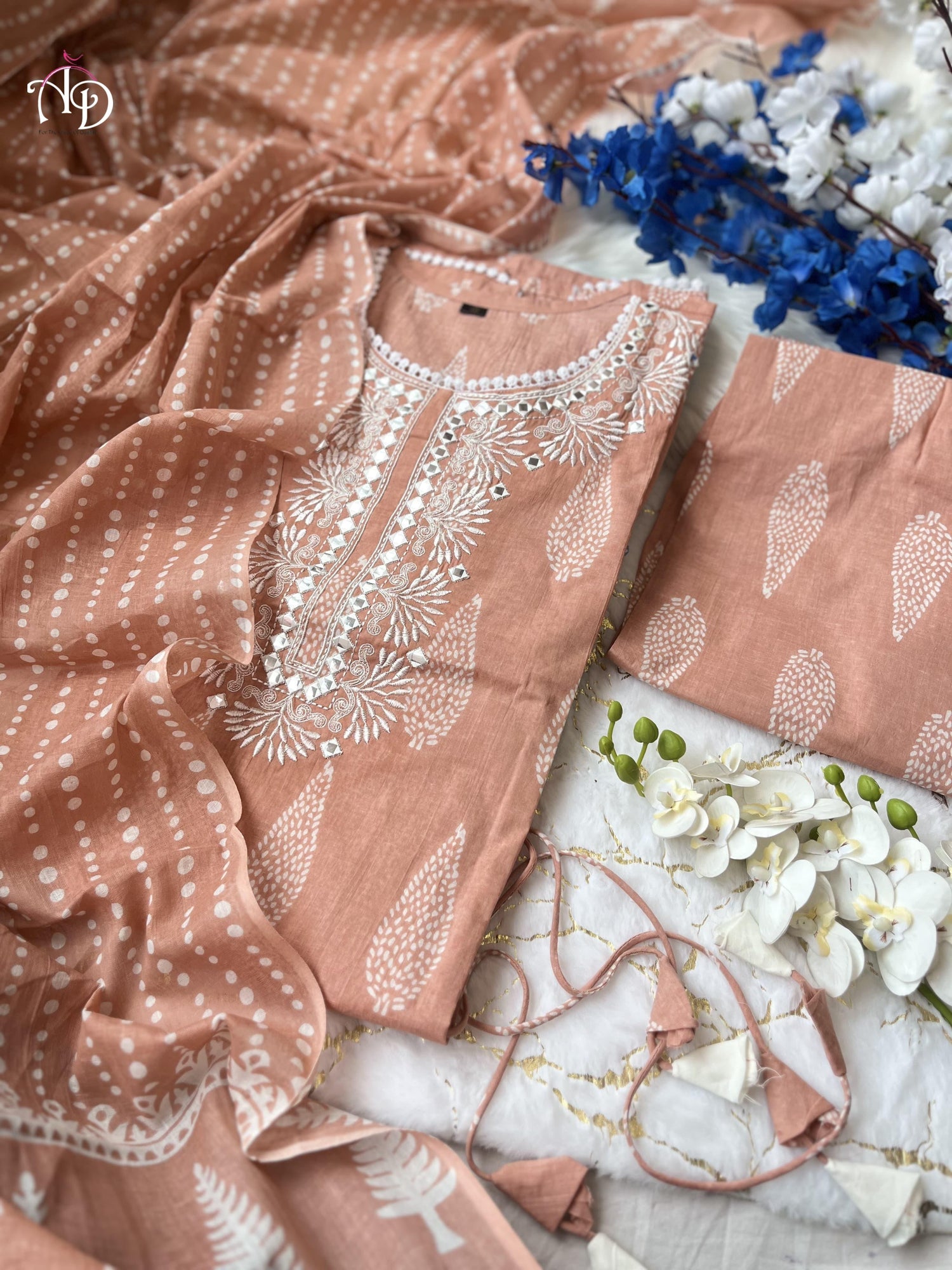 Beautiful Designer Summer Special Pure Cotton Salwar Suit