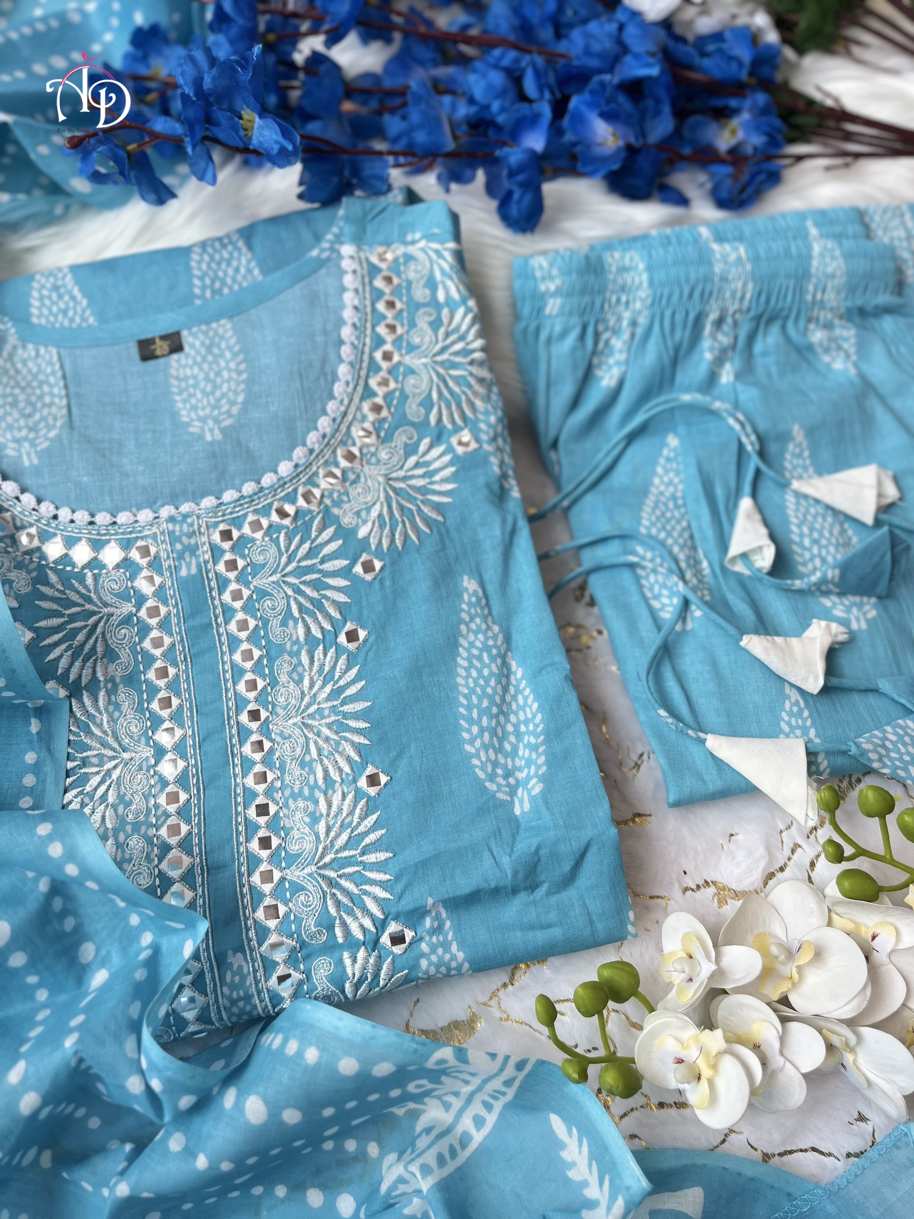 Beautiful Designer Summer Special Pure Cotton Salwar Suit