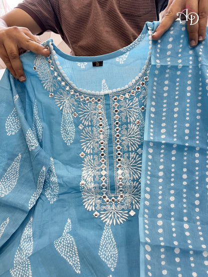 Beautiful Designer Summer Special Pure Cotton Salwar Suit