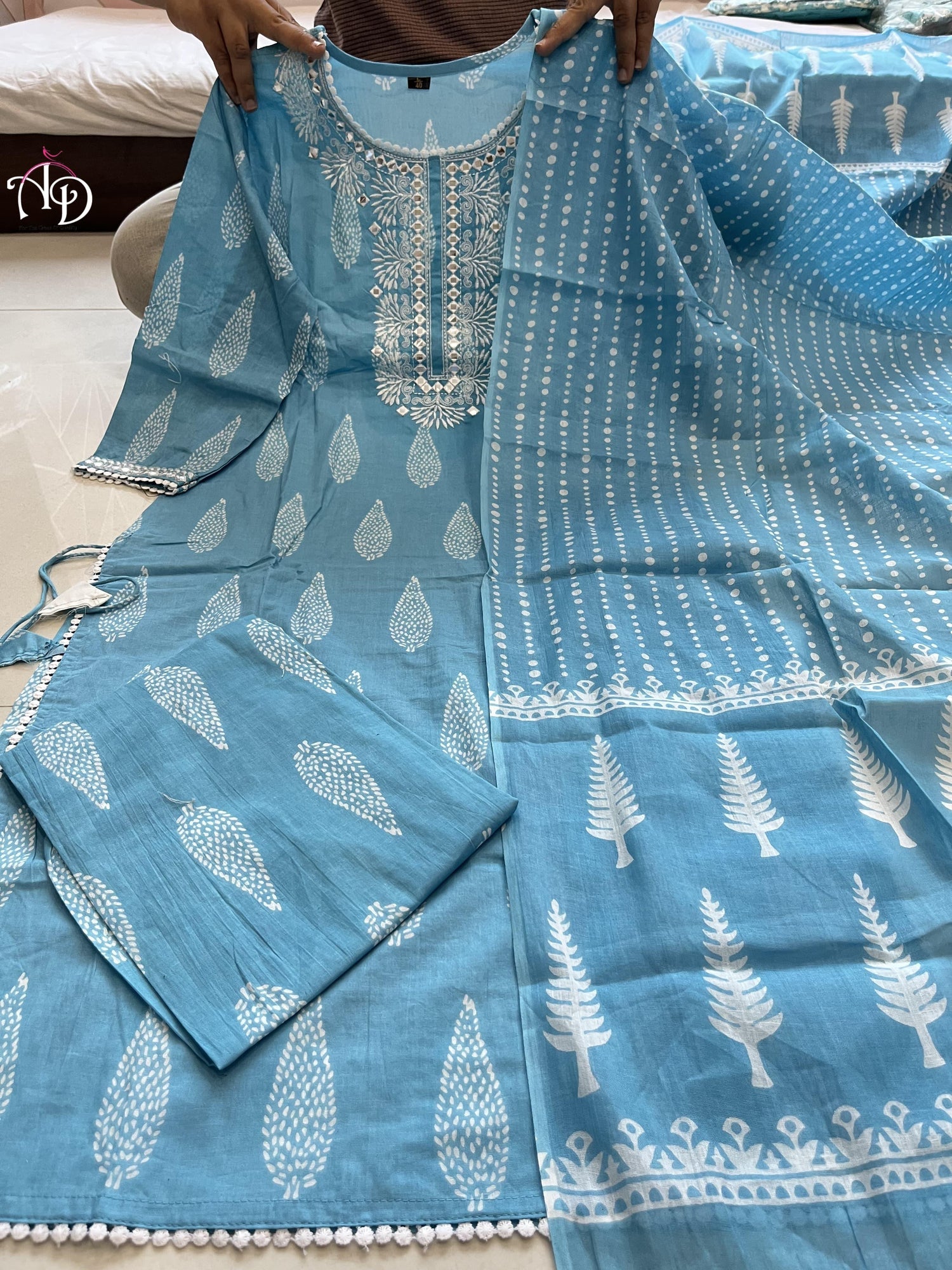 Beautiful Designer Summer Special Pure Cotton Salwar Suit