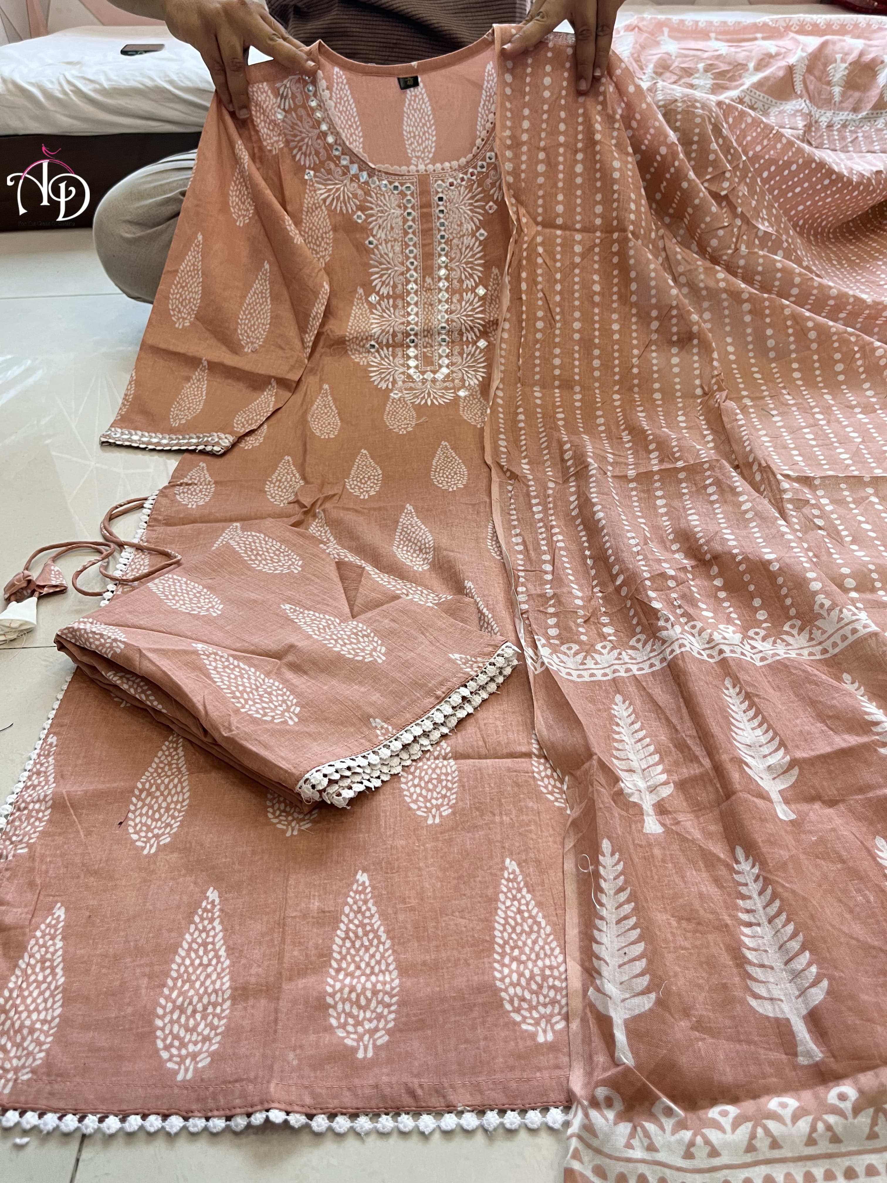 Beautiful Designer Summer Special Pure Cotton Salwar Suit