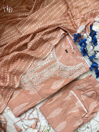 Beautiful Designer Summer Special Pure Cotton Salwar Suit
