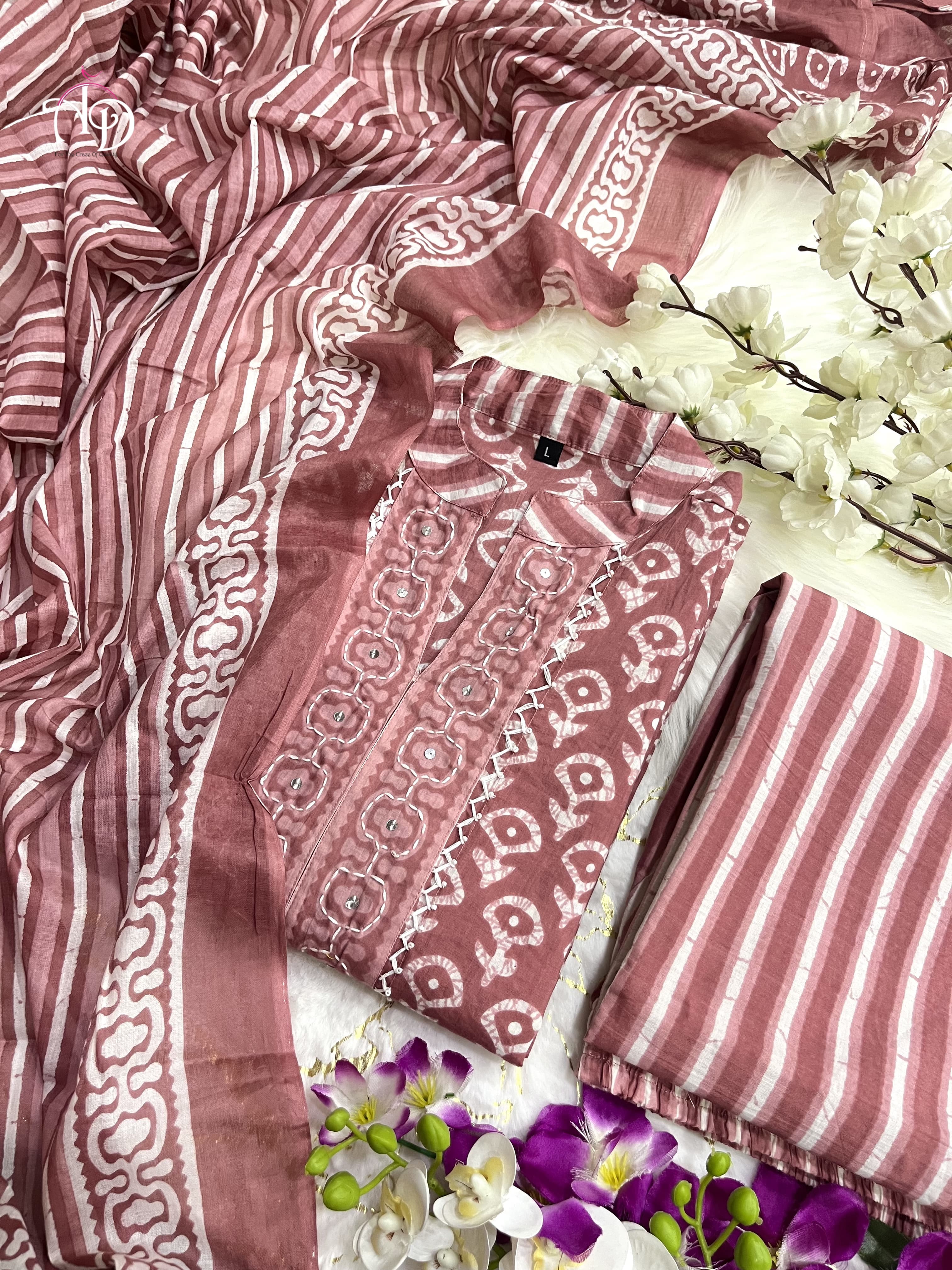 Beautiful Designer Summer Special Pure Cotton Salwar Suit