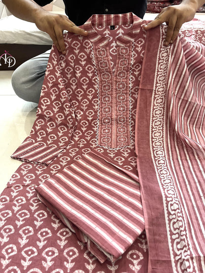 Beautiful Designer Summer Special Pure Cotton Salwar Suit