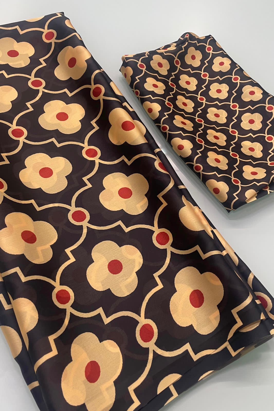 Beautiful Designer Pure Soft Satin Saree