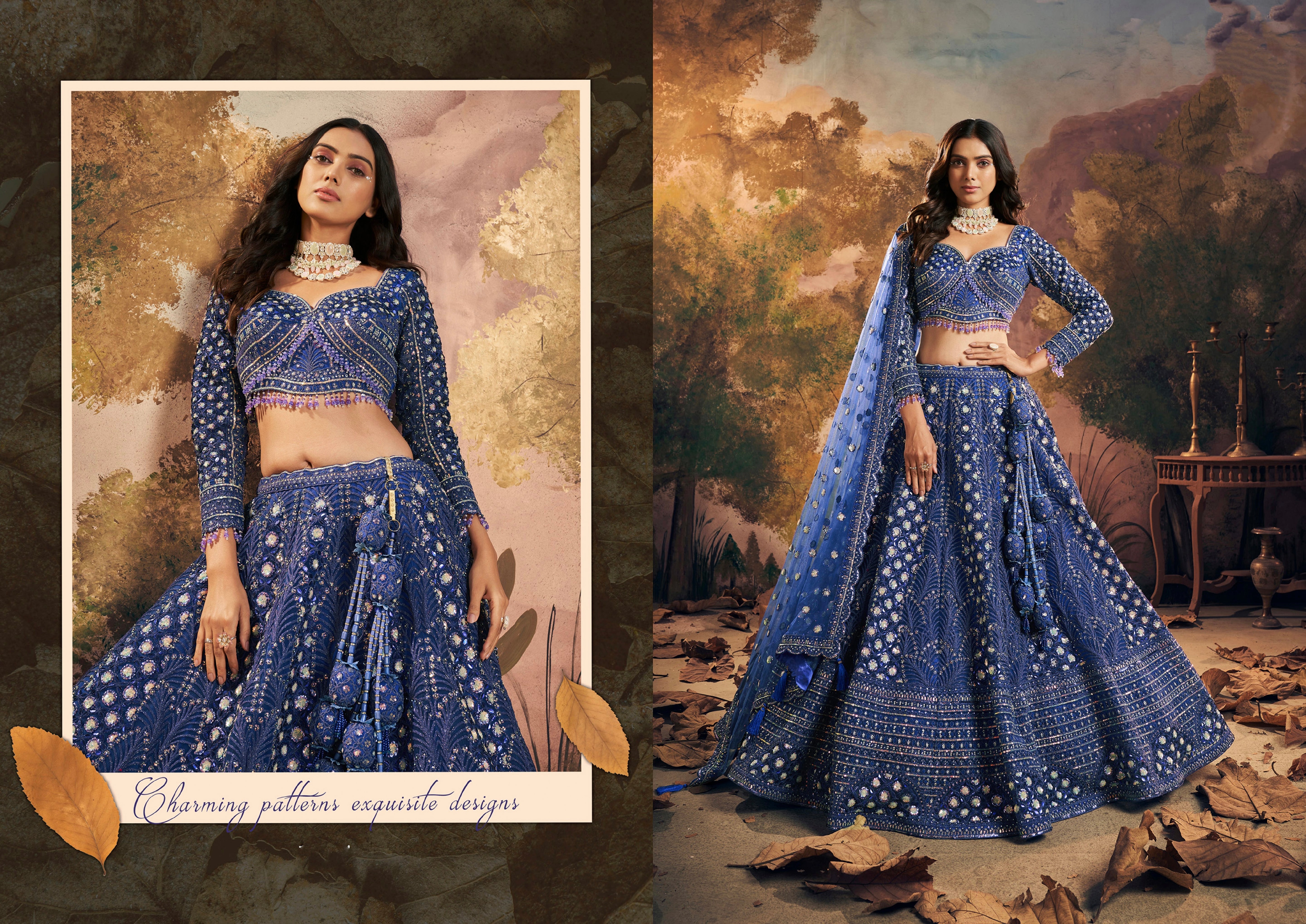 Beautiful Designer Wedding Wear Latest Pure Handwork Lehenga Choli