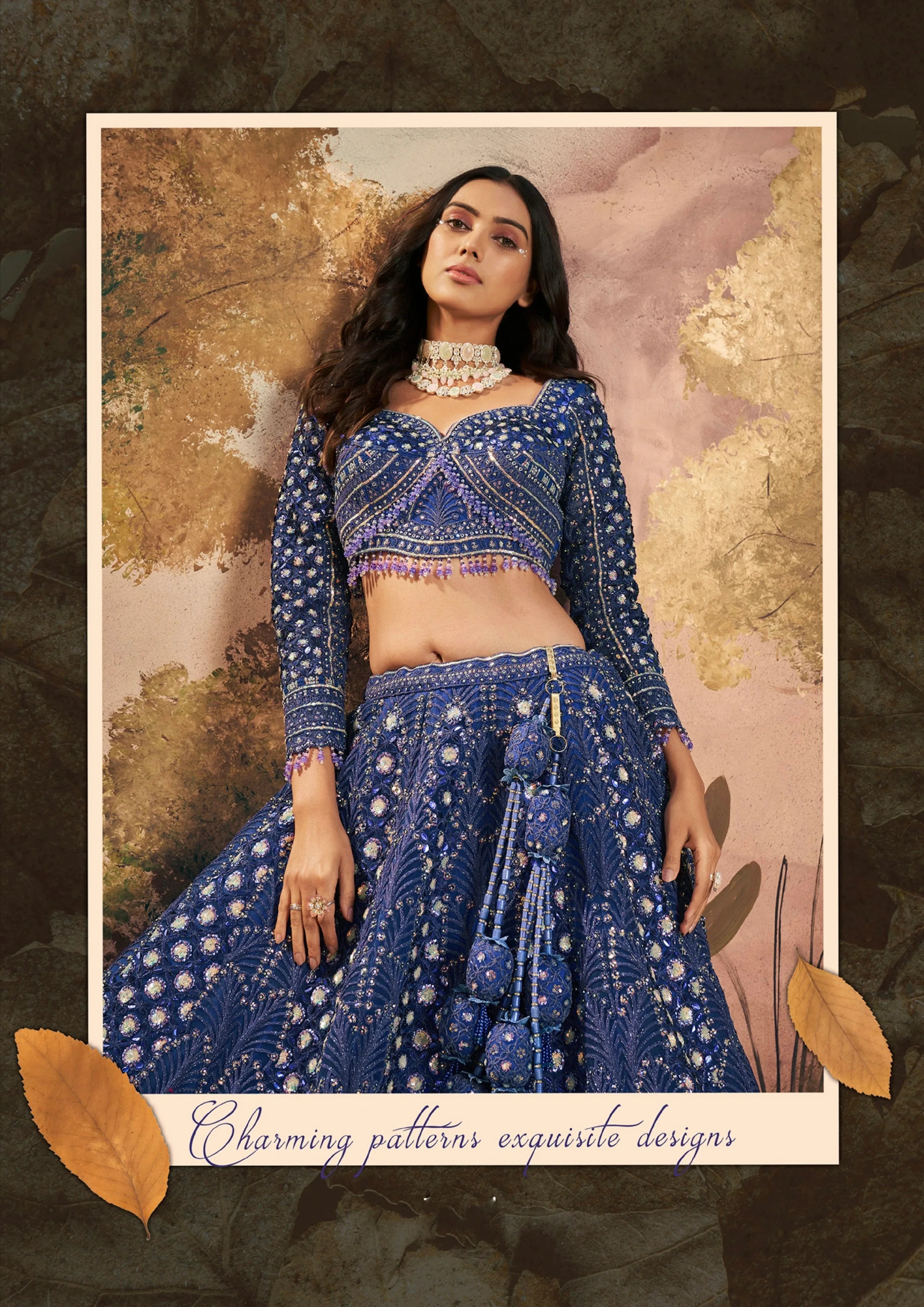 Beautiful Designer Wedding Wear Latest Pure Handwork Lehenga Choli
