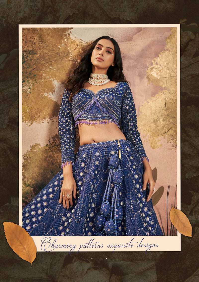 Beautiful Designer Wedding Wear Latest Pure Handwork Lehenga Choli